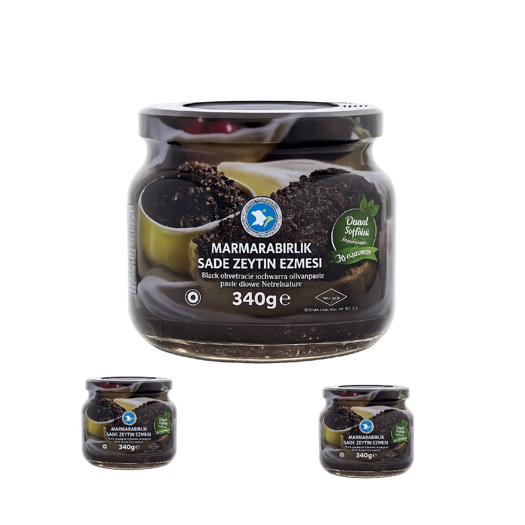 Marmarabirlik Black Olive Paste Plain (Jar) 340g