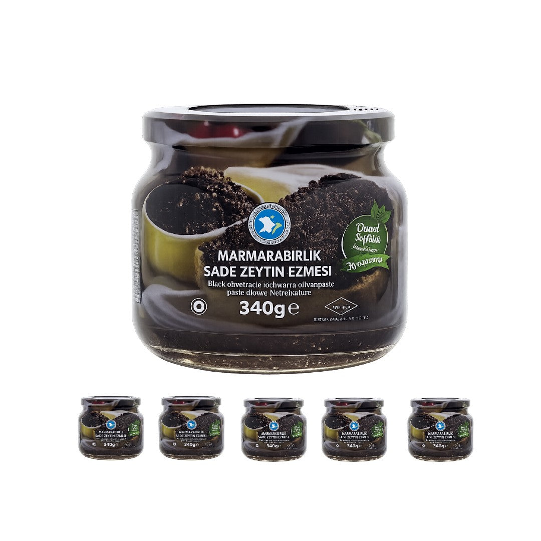 Marmarabirlik Black Olive Paste Plain (Jar) 340g