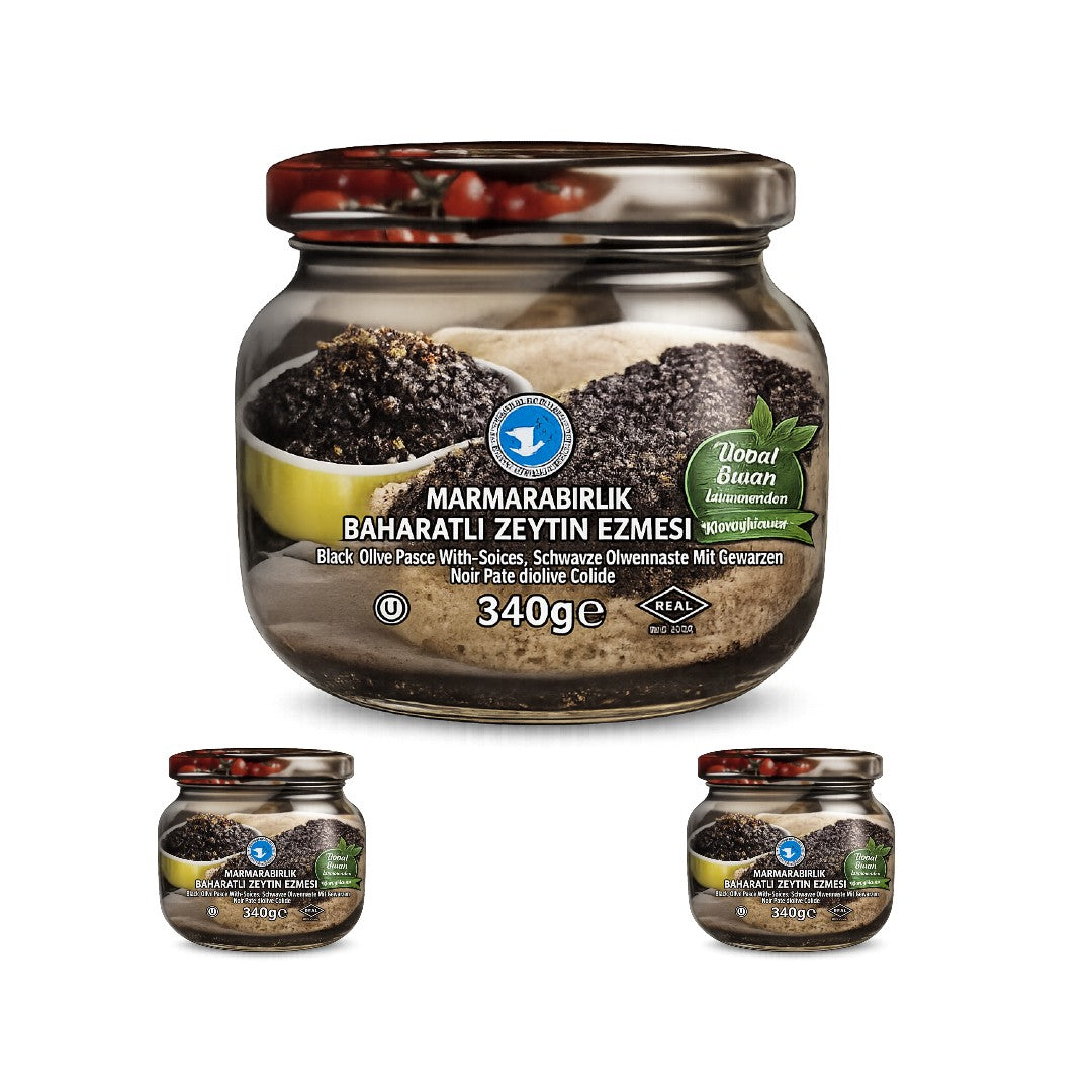 Marmarabirlik Black Olive Paste With Spices 340g