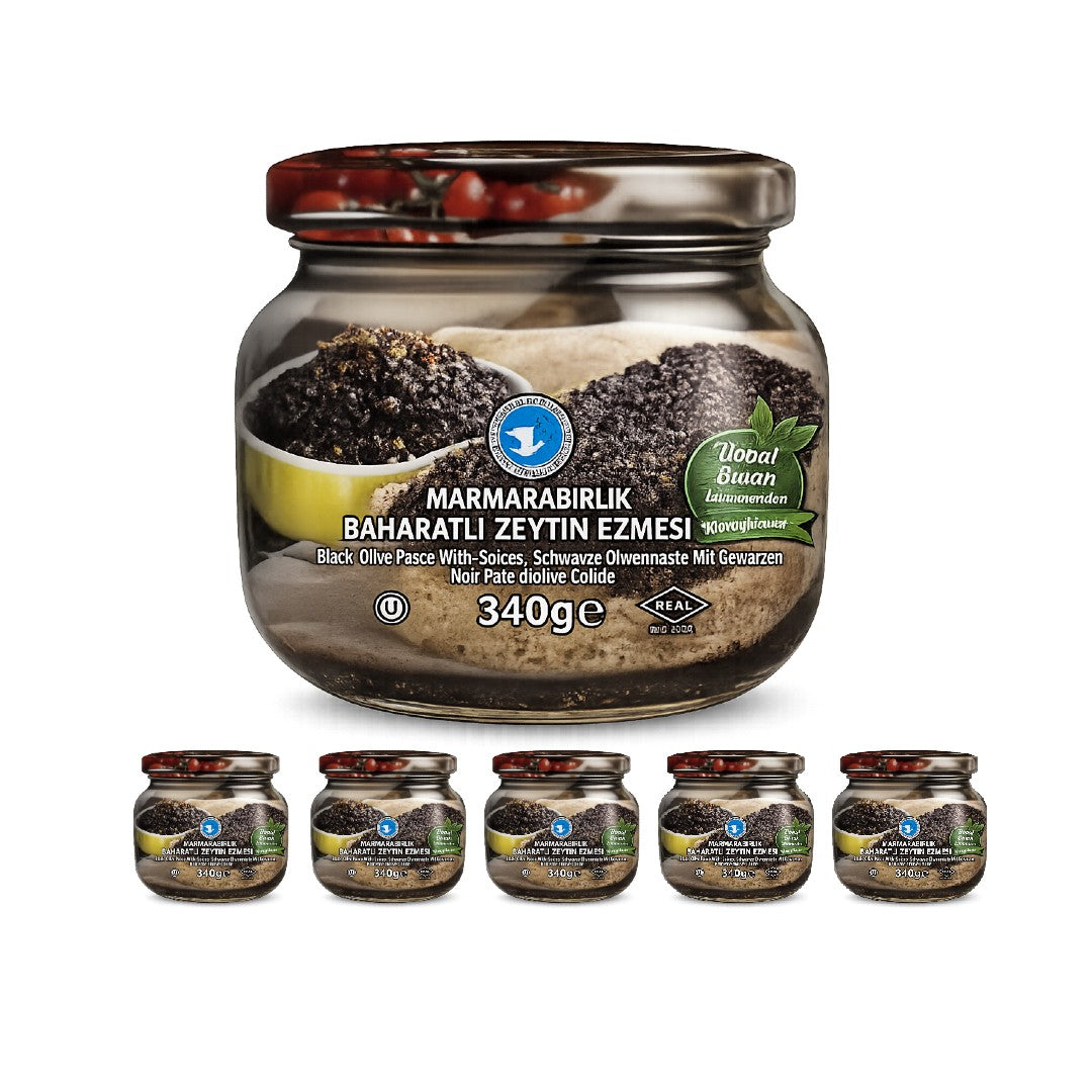 Marmarabirlik Black Olive Paste With Spices 340g