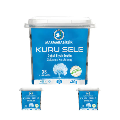 Marmarabirlik Kuru Sele Black Olives XS 400g