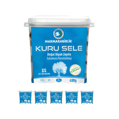 Marmarabirlik Kuru Sele Black Olives XS 400g