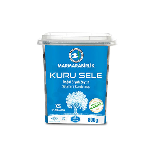 Marmarabirlik Kuru Sele Black Olives XS 800g
