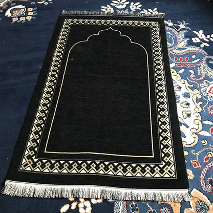 Mihrab Taffeta Portable Ottoman Prayer Rug