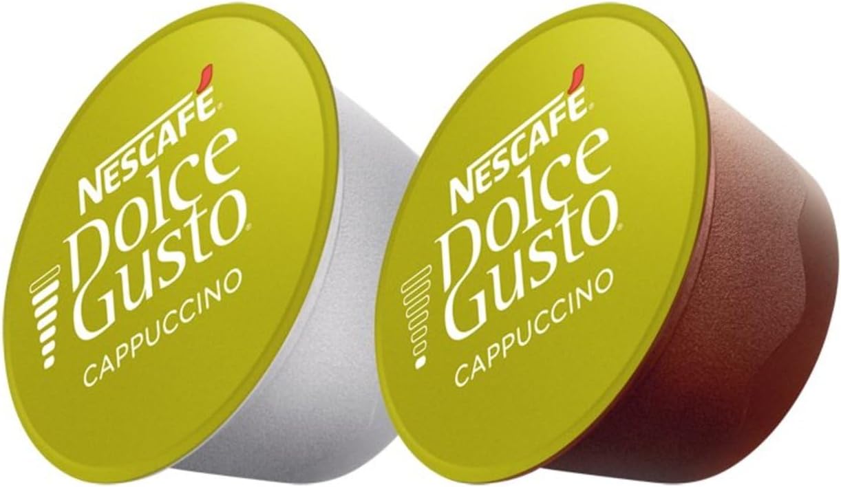 NESCAFE Dolce Gusto Cappuccino Coffee Pods (8 drinks), 186g