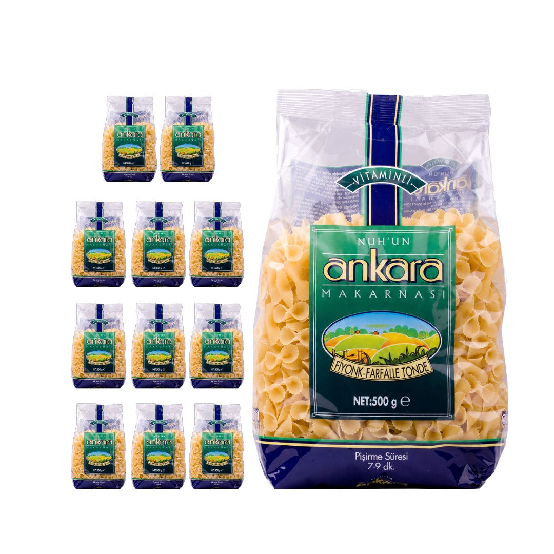 Nuhun Ankara Vitaminli  Farfalle Tonde (Fiyonk Makarna ) 500 g