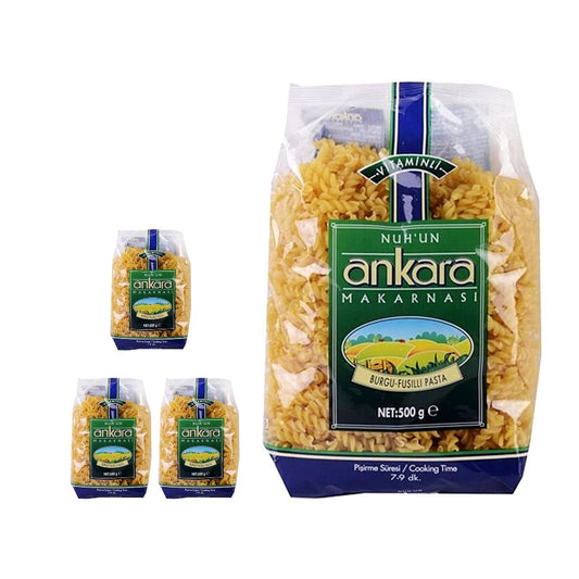 Nuhun Ankara Vitaminli Pasta Fusilli (Burgu Makarna) 500g