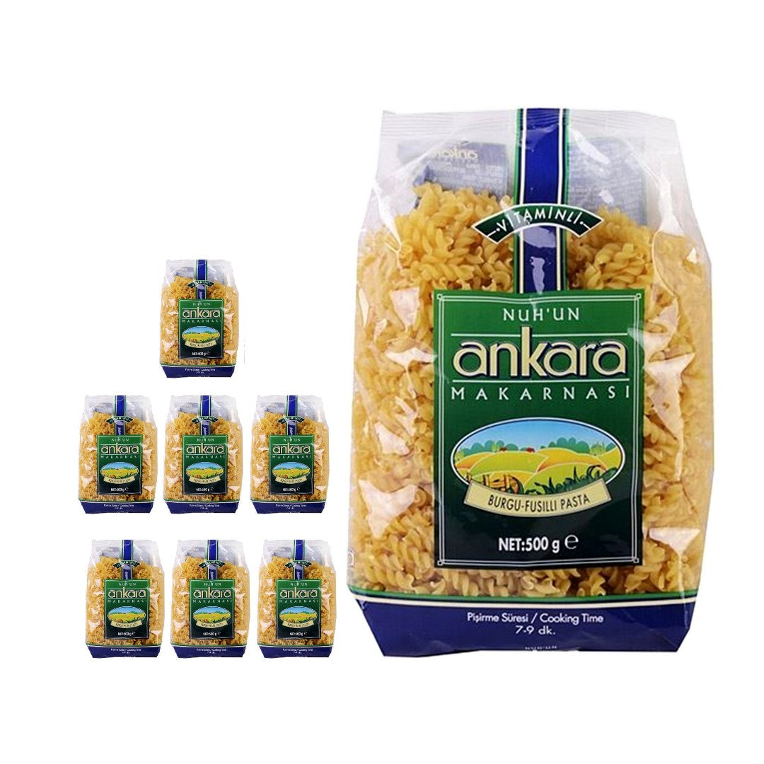 Nuhun Ankara Vitaminli Pasta Fusilli (Burgu Makarna) 500g