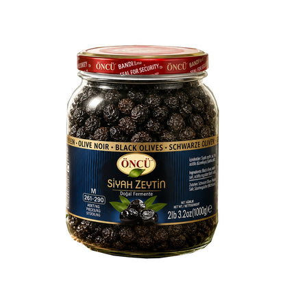 Oncu Black Olives M-S (Siyah Zeytin) 1Kg
