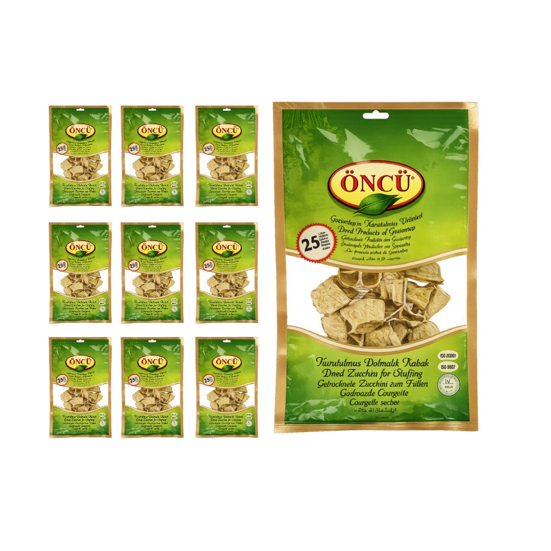 Oncu Dried Courgette ( Dolma Kabak), 25pcs