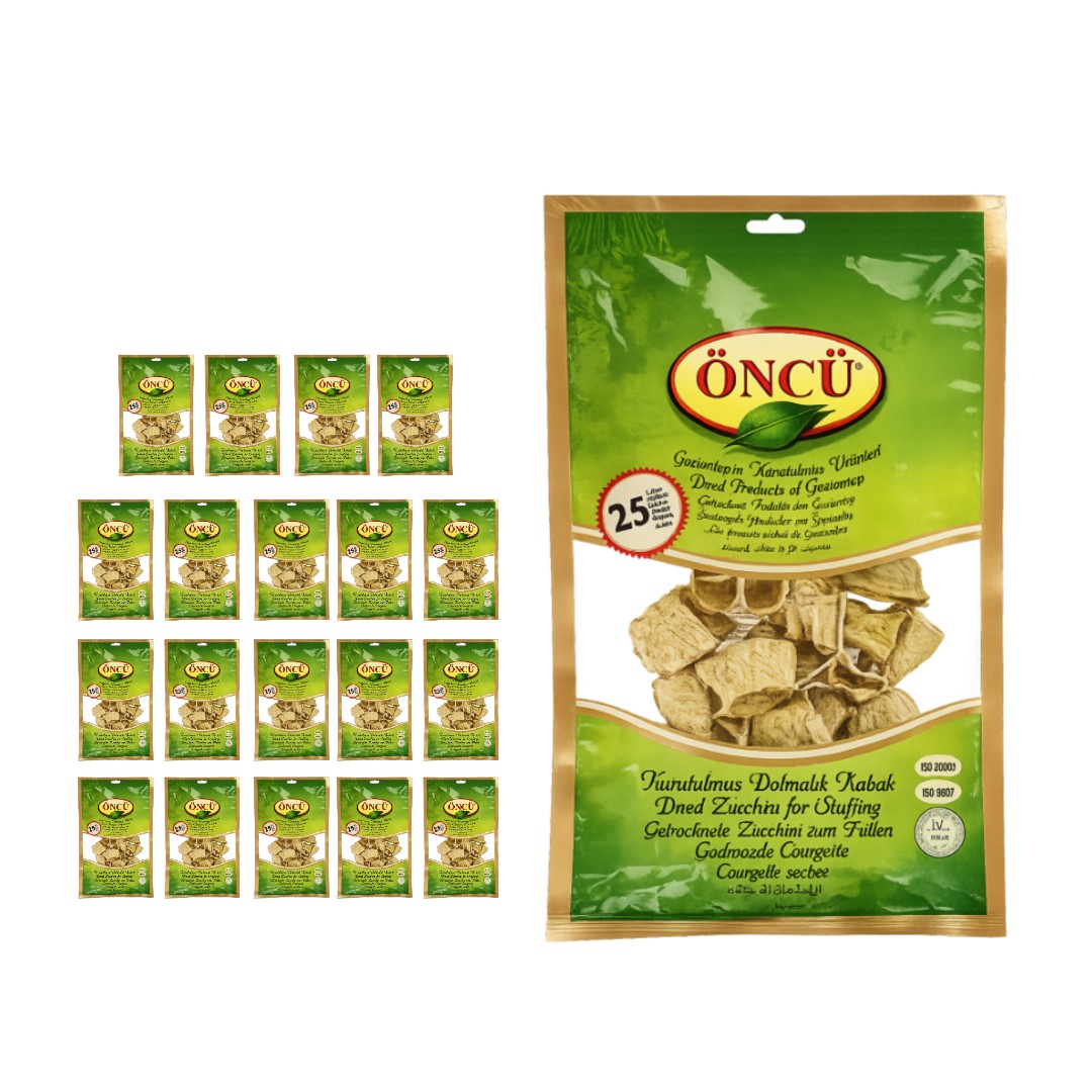 Oncu Dried Courgette ( Dolma Kabak), 25pcs