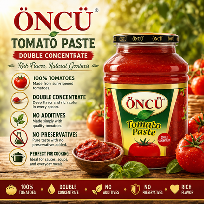 Oncu Tomato Paste ( Domates Salcasi ) 4.3 Kg
