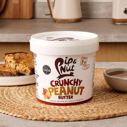 Pip & Nut Hi-Oleic Crunchy Peanut Butter, 1kg