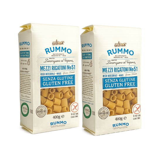 Rummo Gluten Free Mezzi Rigatoni N 51-Italian Pasta 400g