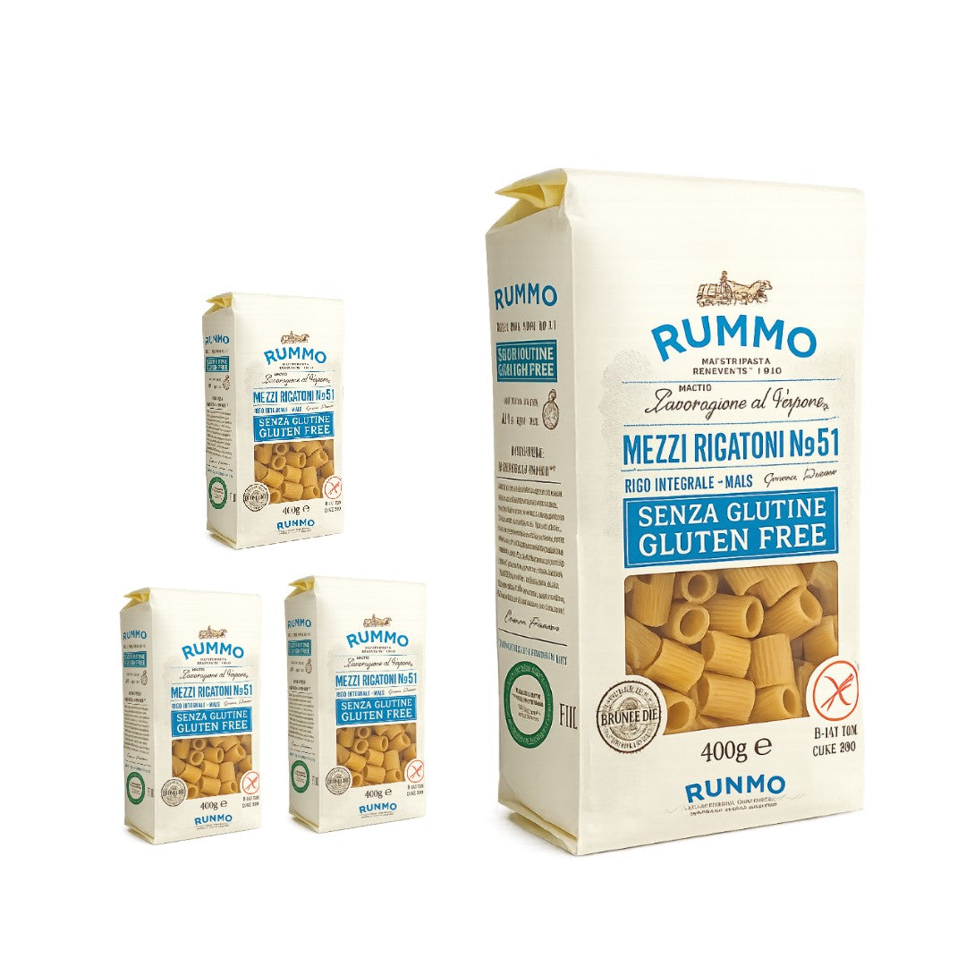 Rummo Gluten Free Mezzi Rigatoni N 51-Italian Pasta 400g
