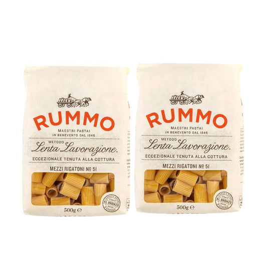 Rummo Mezzi Rigatoni N.51 -Italian Pasta 500g