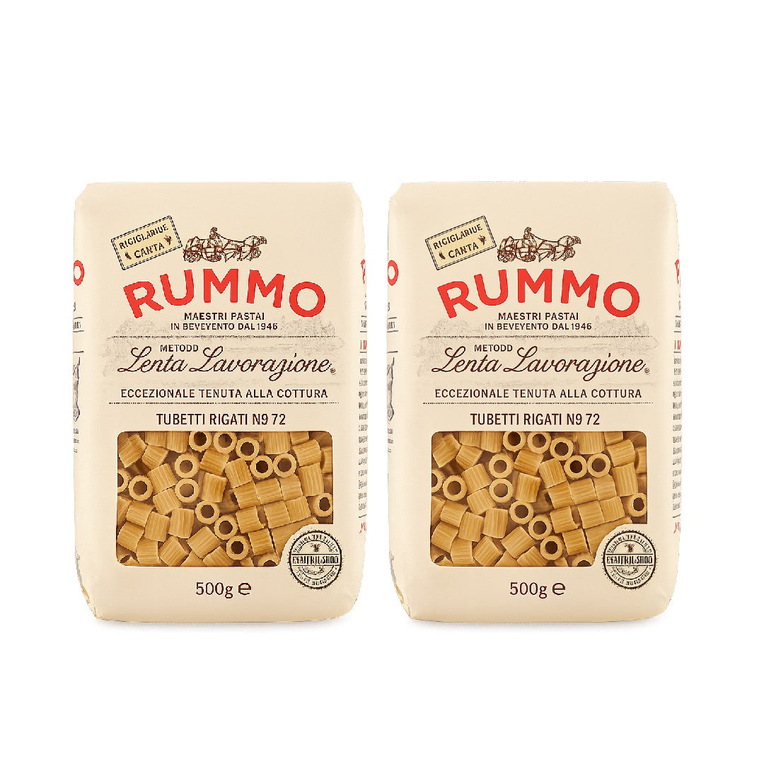 Rummo Tubetti Rigati N.72 -Italian Pasta 500g
