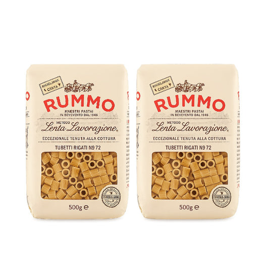 Rummo Tubetti Rigati N.72 -Italian Pasta 500g