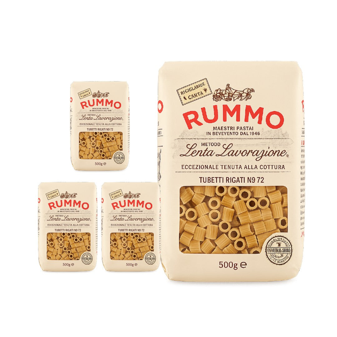 Rummo Tubetti Rigati N.72 -Italian Pasta 500g