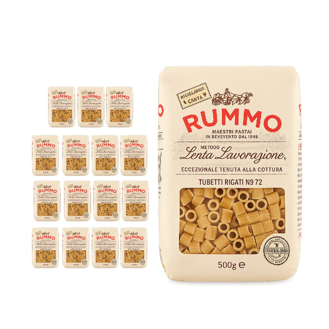 Rummo Tubetti Rigati N.72 -Italian Pasta 500g