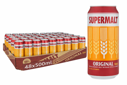 Supermalt Original Non-Alcoholic Malt Drink with B Vitamins, 550ml