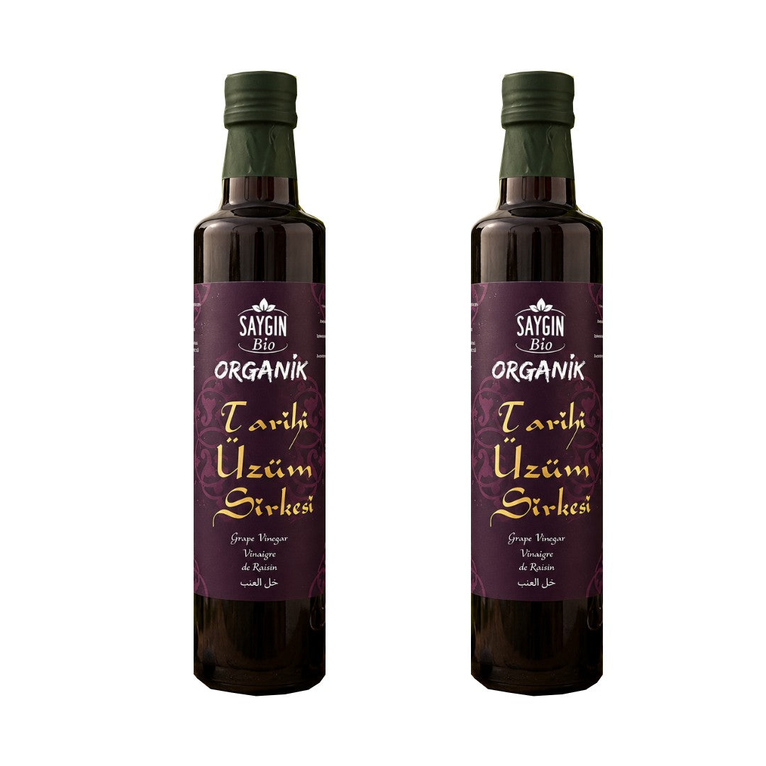 Saygin Organic Grape Vinegar (Organik Uzum Sirkesi) 500 ml