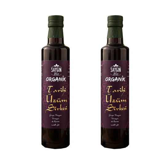 Saygin Organic Grape Vinegar (Organik Uzum Sirkesi) 500 ml
