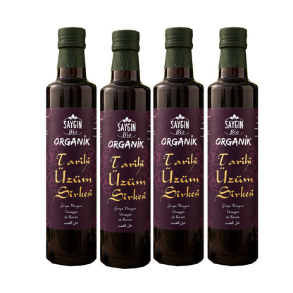 Saygin Organic Grape Vinegar (Organik Uzum Sirkesi) 500 ml