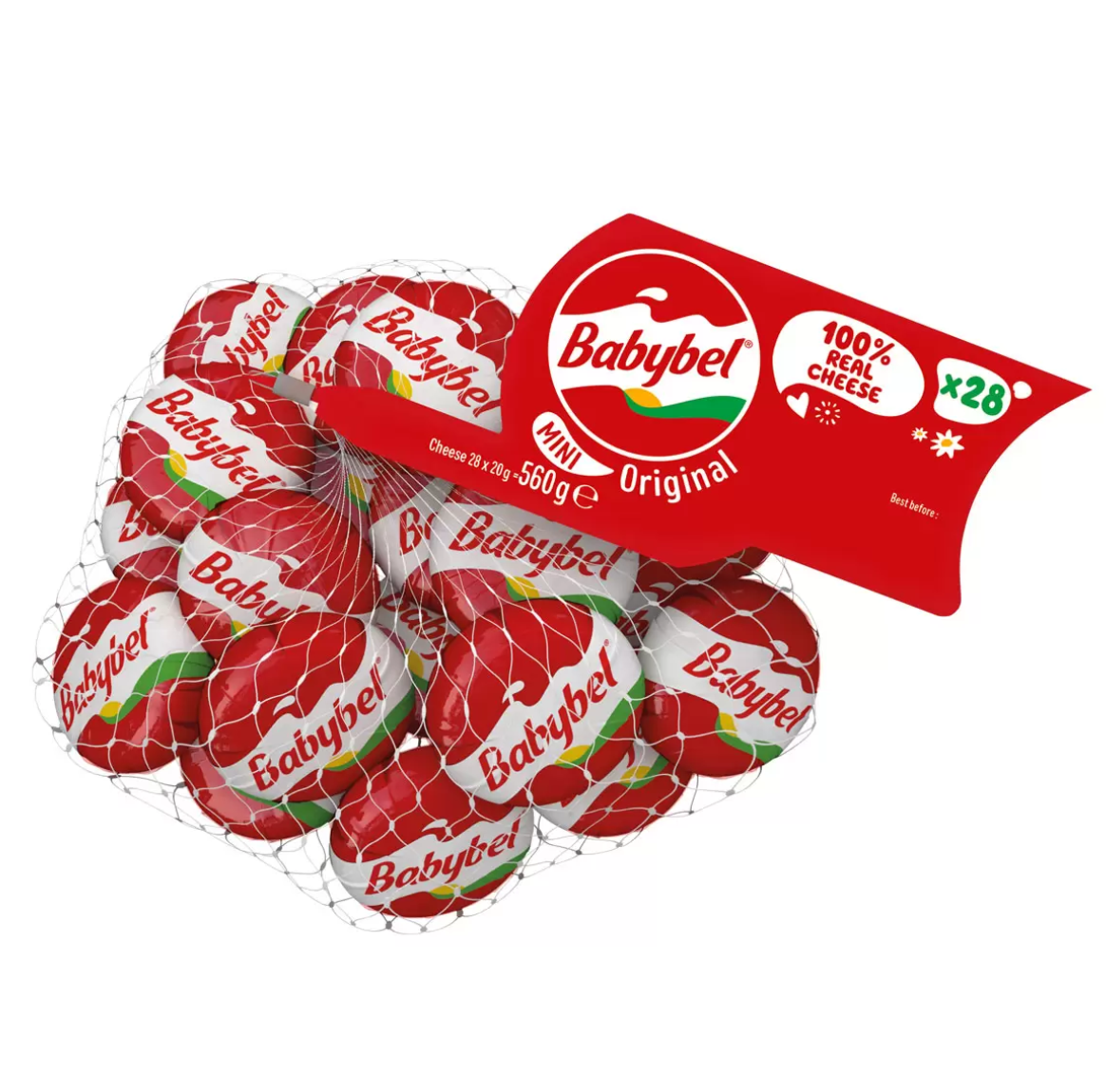 Mini Babybel Original Cheese Semisoft Snacks 20g- Lactose Free