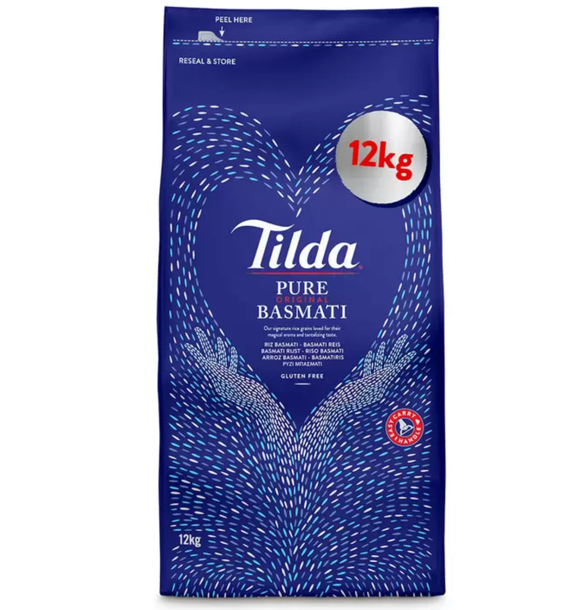 Tilda Pure Original Basmati Naturally Gluten Free Rice, 12kg