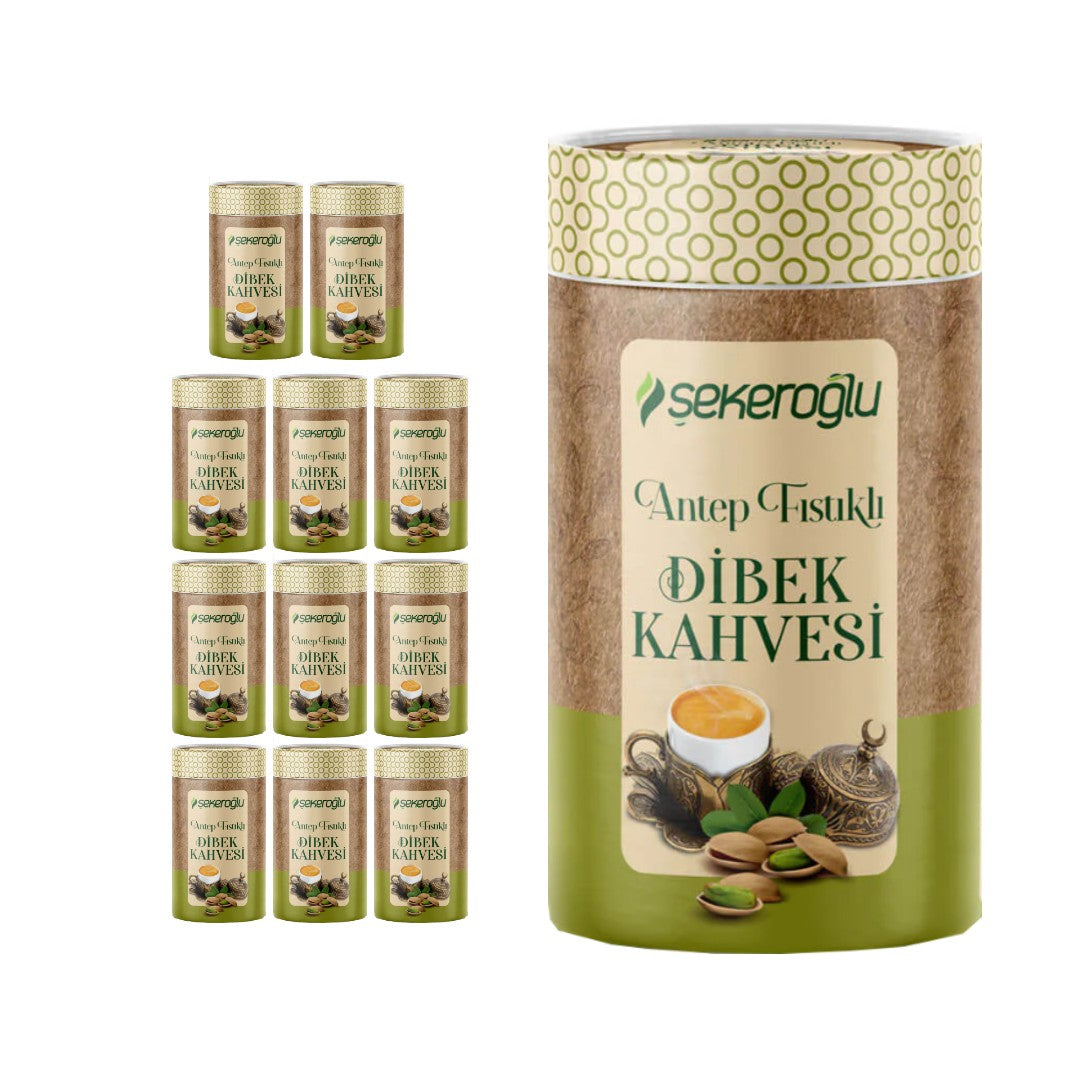 Sekeroglu Instant Ground Dibek Coffee with Antep Pistachio (Antep Fıstıklı Dibek Kahvesi) 200g