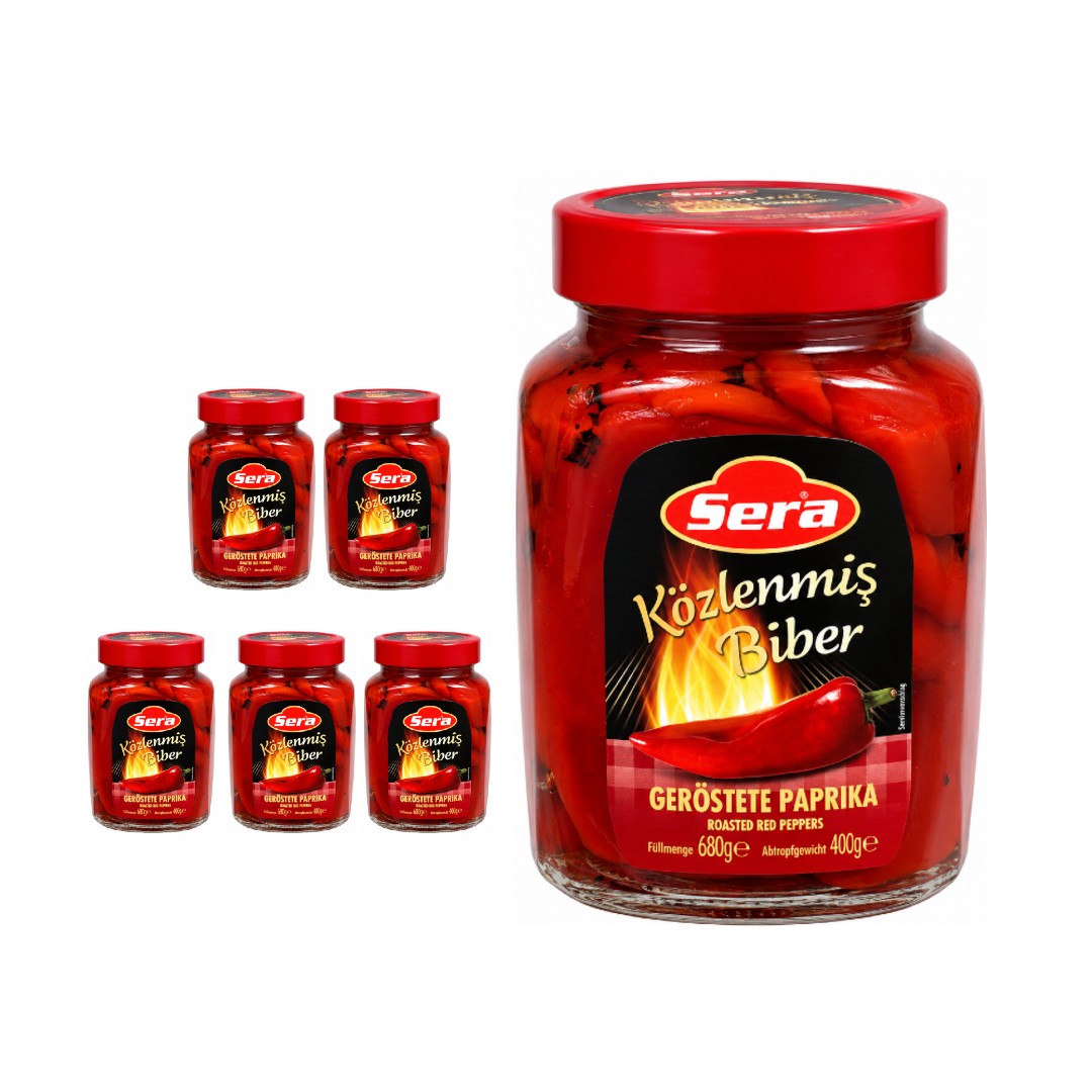 Sera Roasted Red Peppers 680g