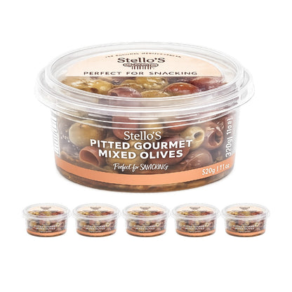 Stellos Pitted Gourmet Mixed Olives 170g