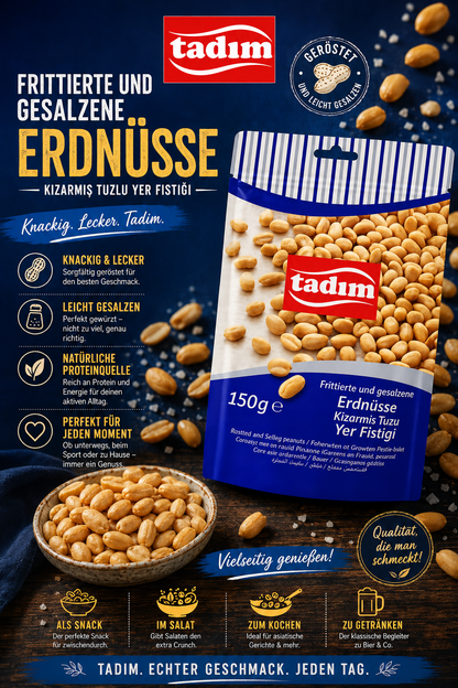 Tadim Fried & Salted Peanuts 150g