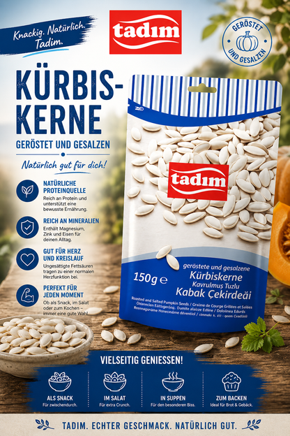 Tadim Roasted & Salted Pumpkin Seeds 150g