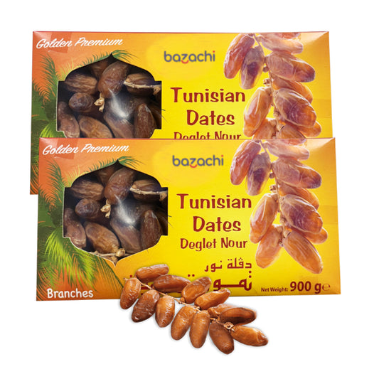 Golden Premium Tunisian Dates With Branches, 900g