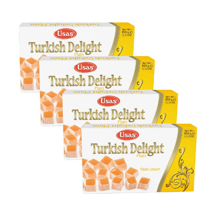 Usas Turkish Delight Plain (Sade Lokum), 350g