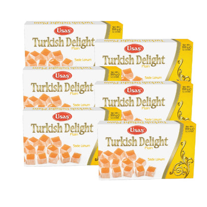 Usas Turkish Delight Plain (Sade Lokum), 350g