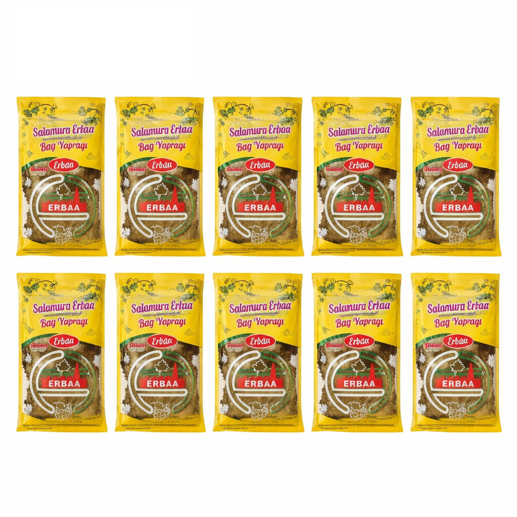 Erbaa Salamura Grape Leaves (Bağ Yaprağı) – 400g