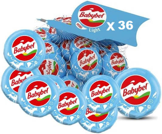 Mini Babybel Light Cheese Semi Soft Snacks, 20g