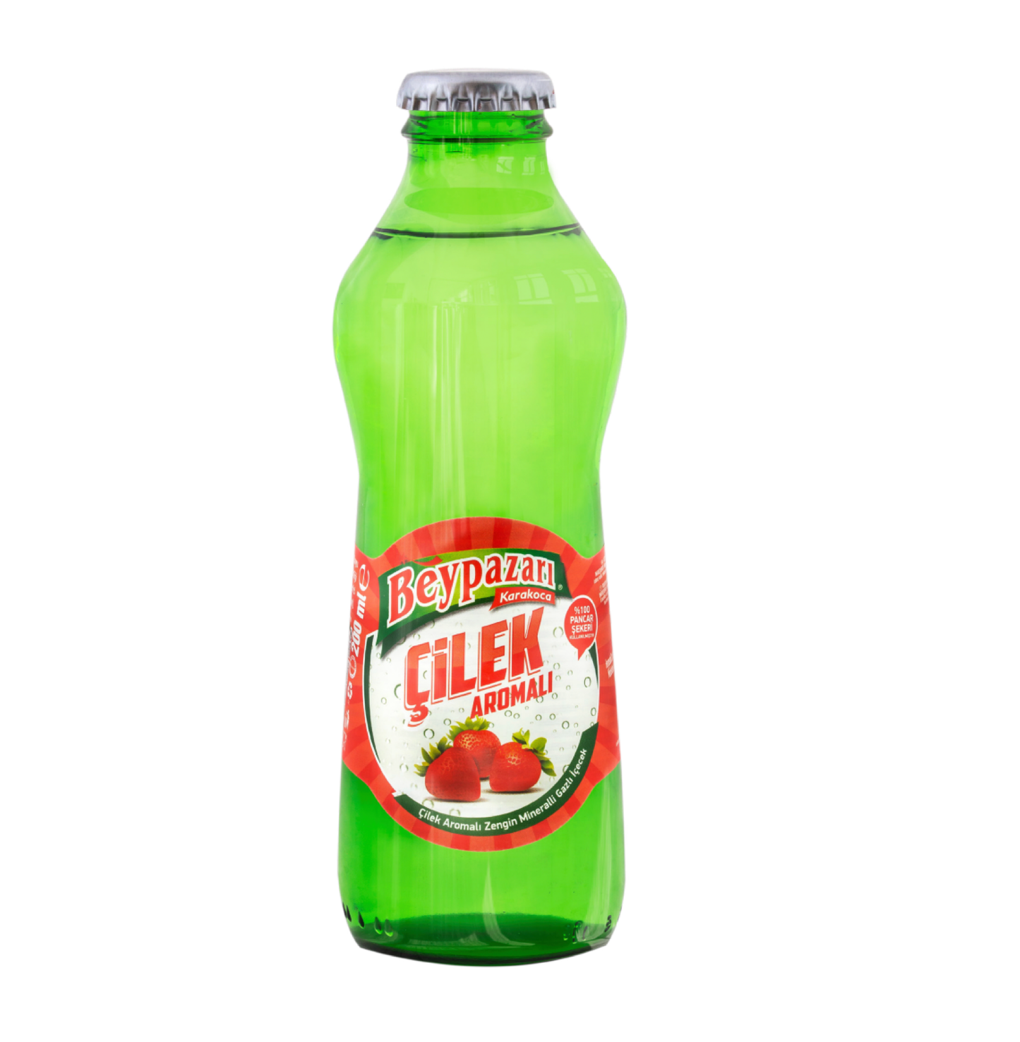 Beypazari Strawberry Mineral Water  - Cilekli Maden Suyu, 200ml x 24