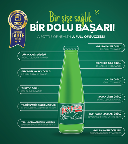 Beypazari Natural Mineral Water (Dogal Maden Suyu), 24x200ml