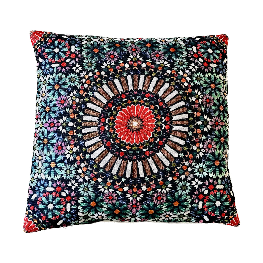 Ottoman Design Embroidered Cushion Cover (43 x 43 cm)