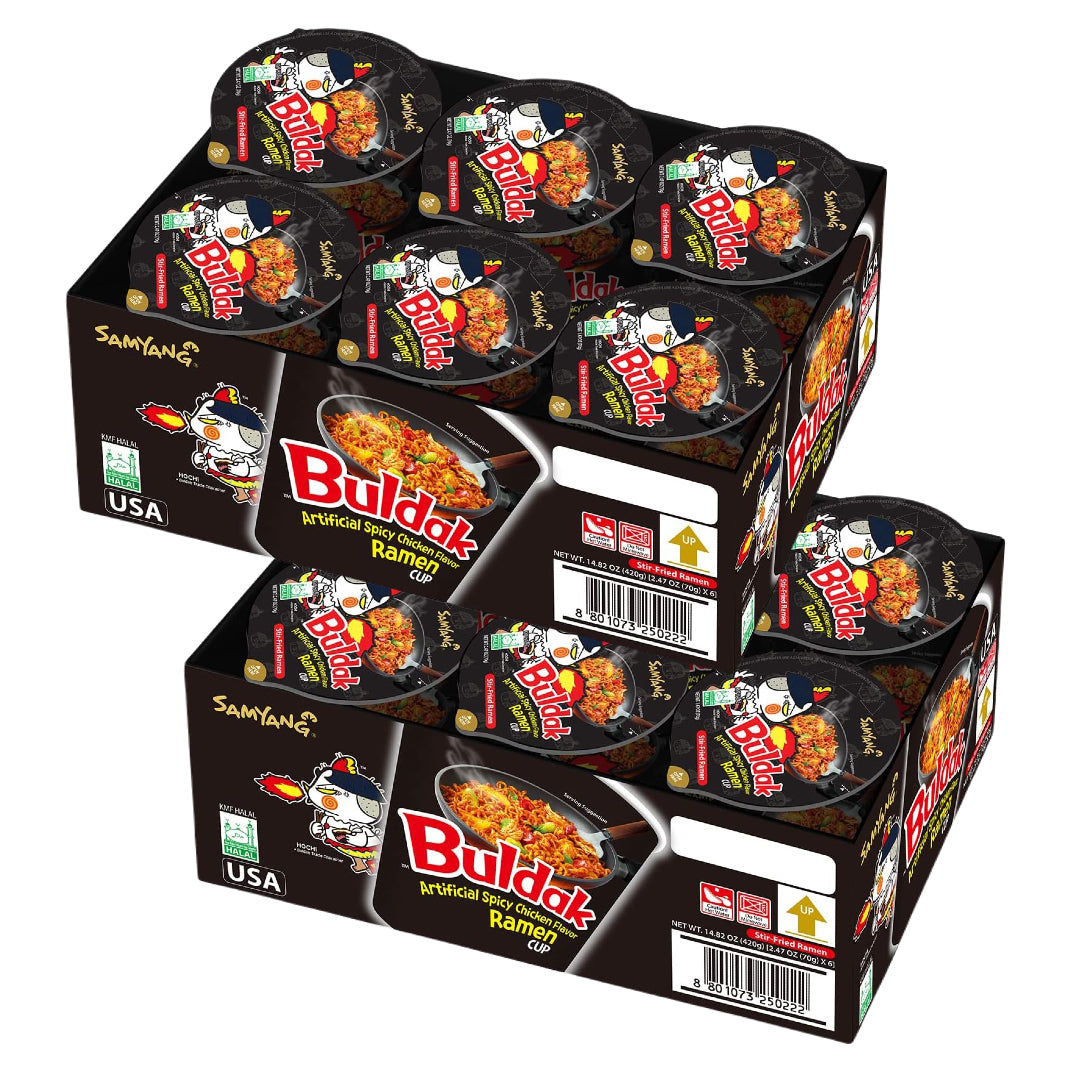 Buldak Hot Chicken Ramen Spicy Cup Noodles, 70g