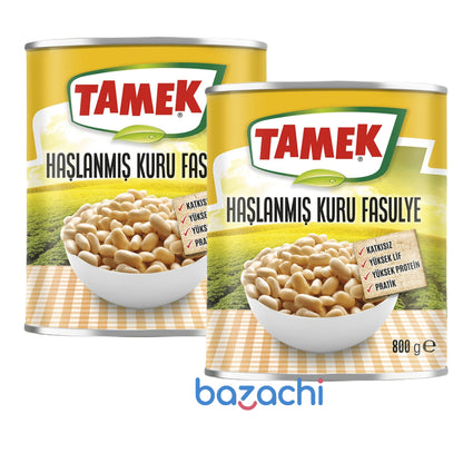 Tamek Boiled White Beans (Haslanmis Kuru Fasulye) 800g