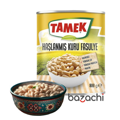 Tamek Boiled White Beans (Haslanmis Kuru Fasulye) 800g