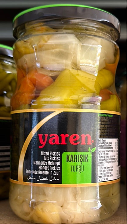 Yaren Mixed Pickles 720g- Karisik Tursu
