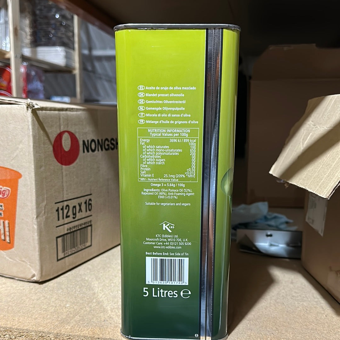 KTC Premium Quality Olive-Pomace Oil Blend 5 L