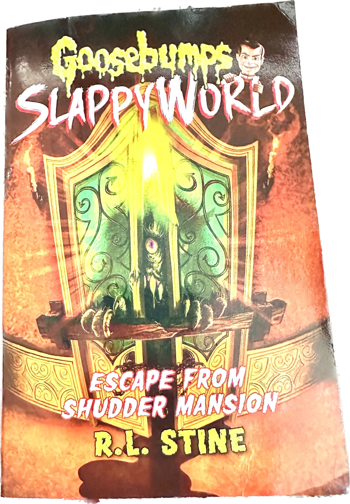 GOOSEBUMPS SLAPPY WORLD: Escape From the shudder Mansion rl stine .