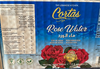 Cortas - Blossom Rose Water - Gluten Free 300ml